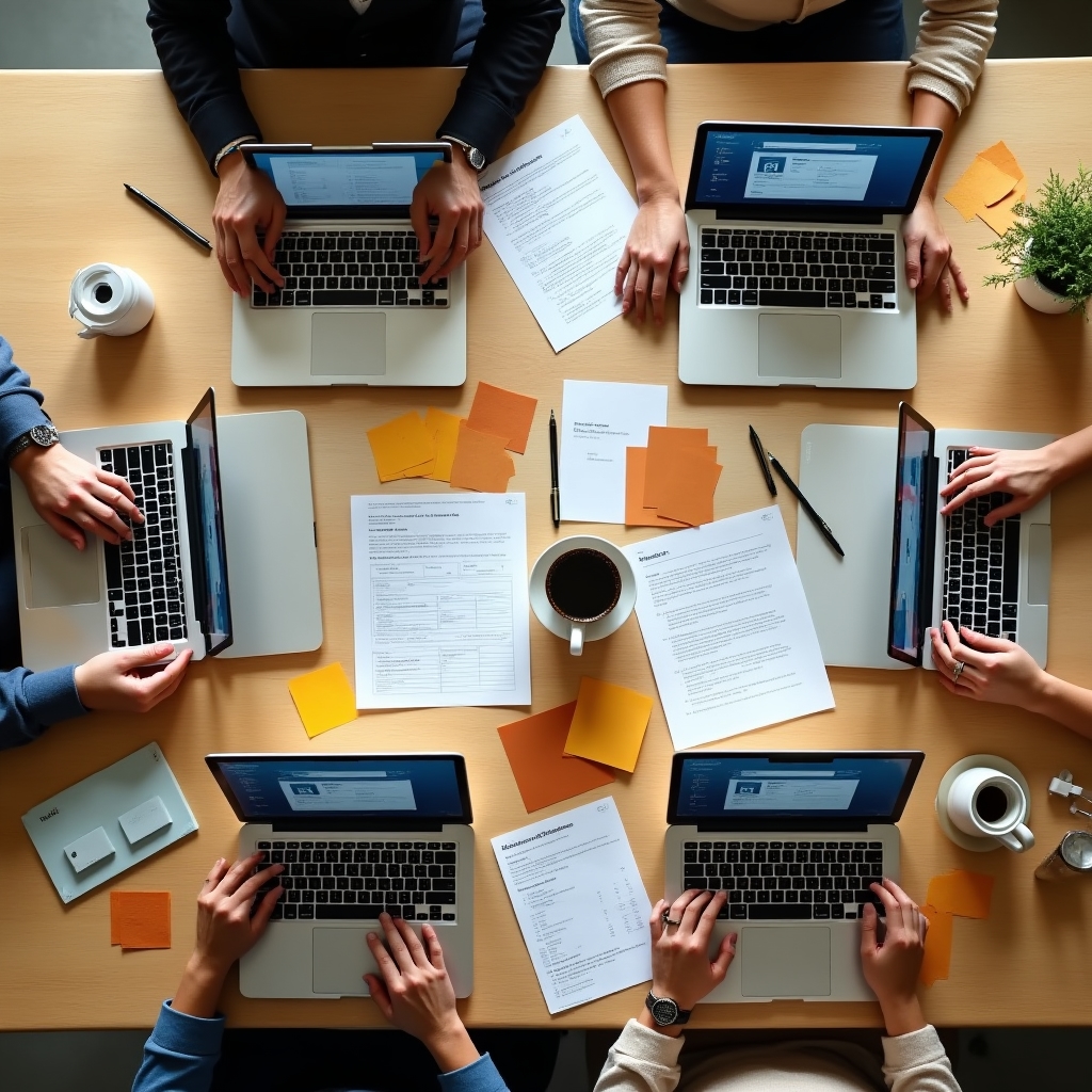 LinkedIn-Profil-Workshop mit Teilnehmern